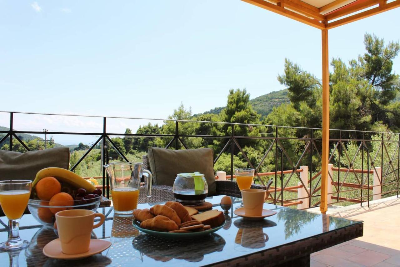 Villa Tenedos Skopelos stad Exteriör bild