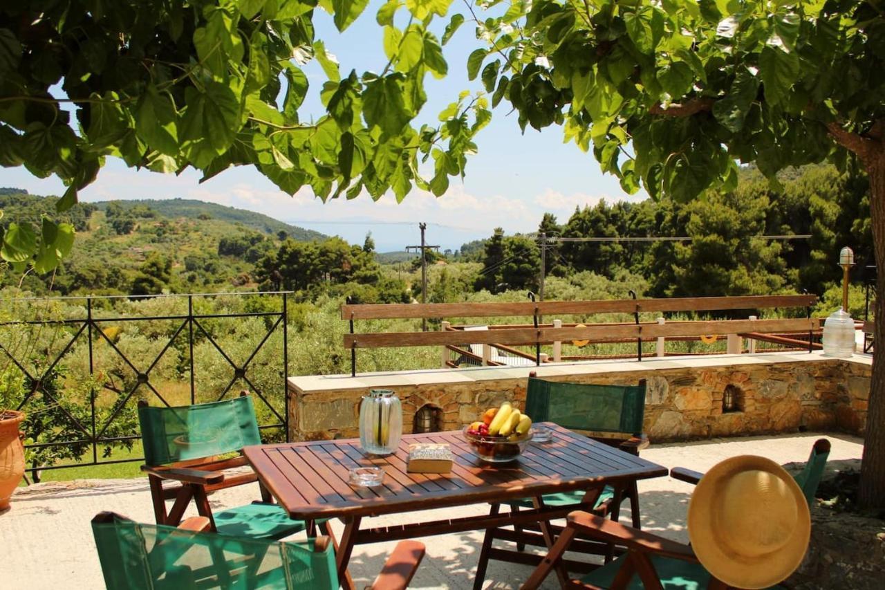 Villa Tenedos Skopelos stad Exteriör bild