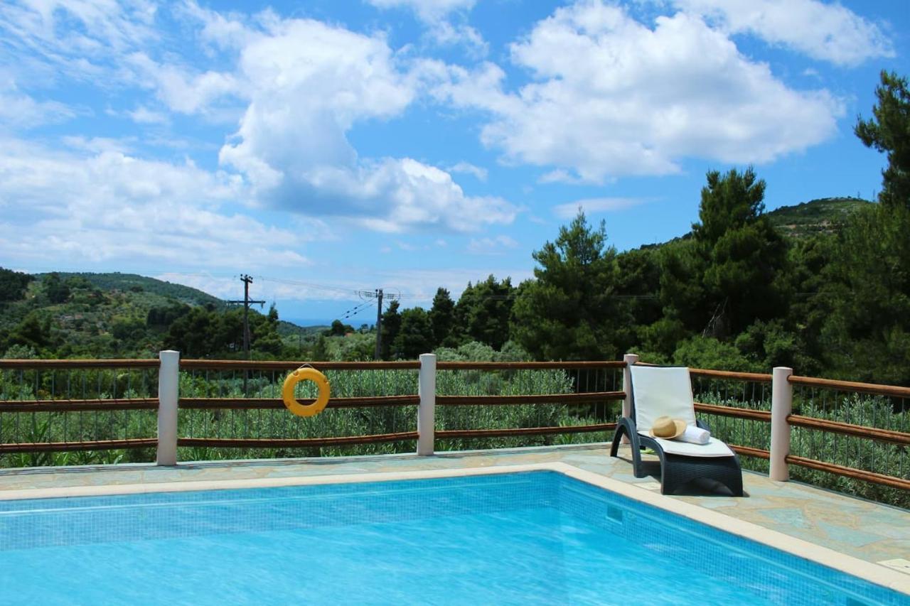 Villa Tenedos Skopelos stad Exteriör bild